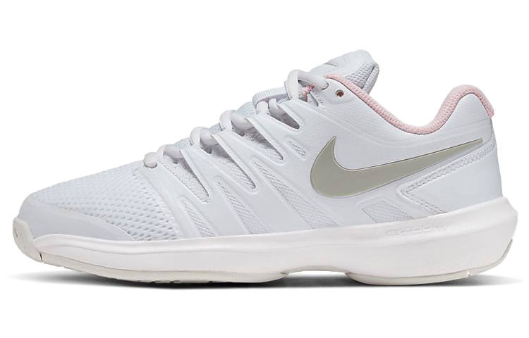 Nike Nike Air Zoom Prestige Tennis Shoes Women's Low Top White/Light Pink