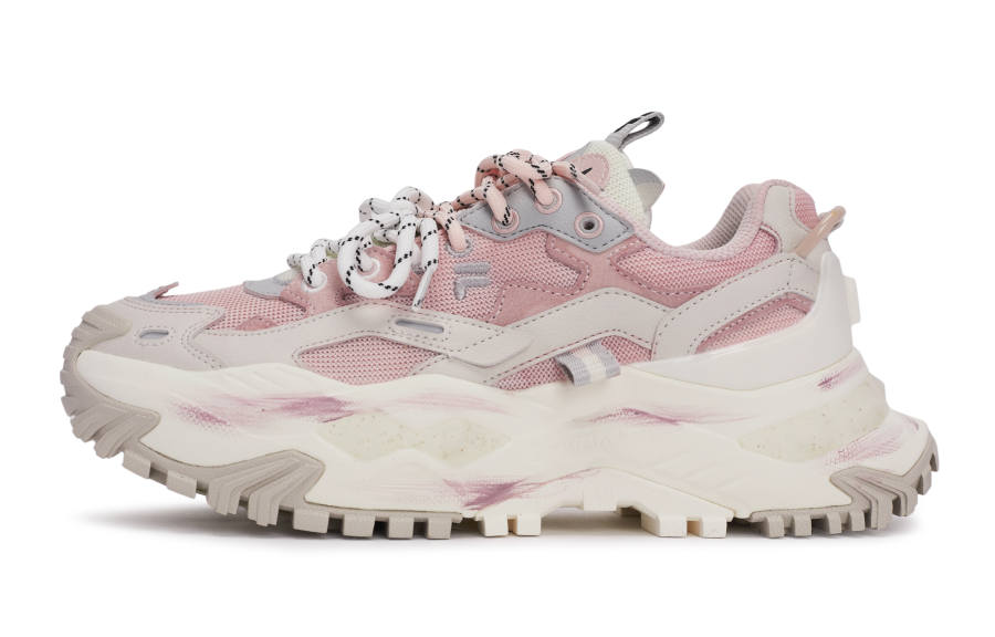 FILA FUSION Bianco Low top Chunky Sneakers Women's White Pink