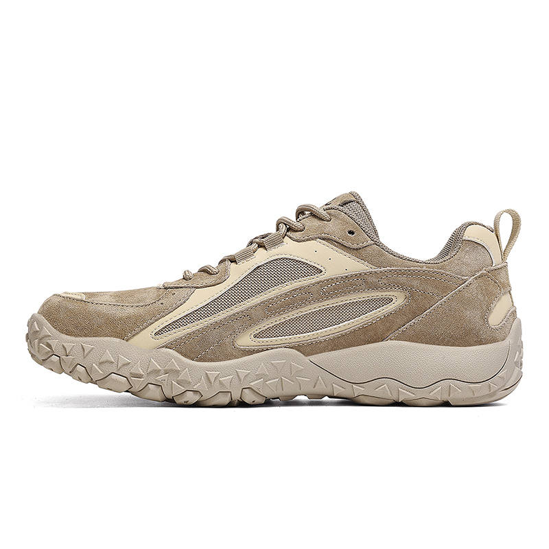 Jeep Slip Resistant Abrasion Resistant Grip Low top Hiking Shoes Men's Khaki