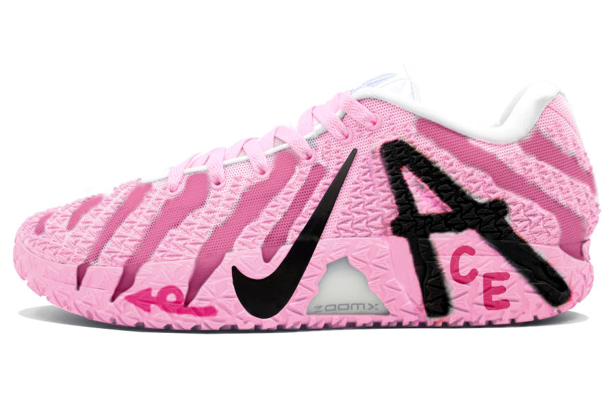 Nike Nike Ja Morant 3 Honey Peach Cushioning, Wear Resistant Low top Basketball Shoes Unisex Pink