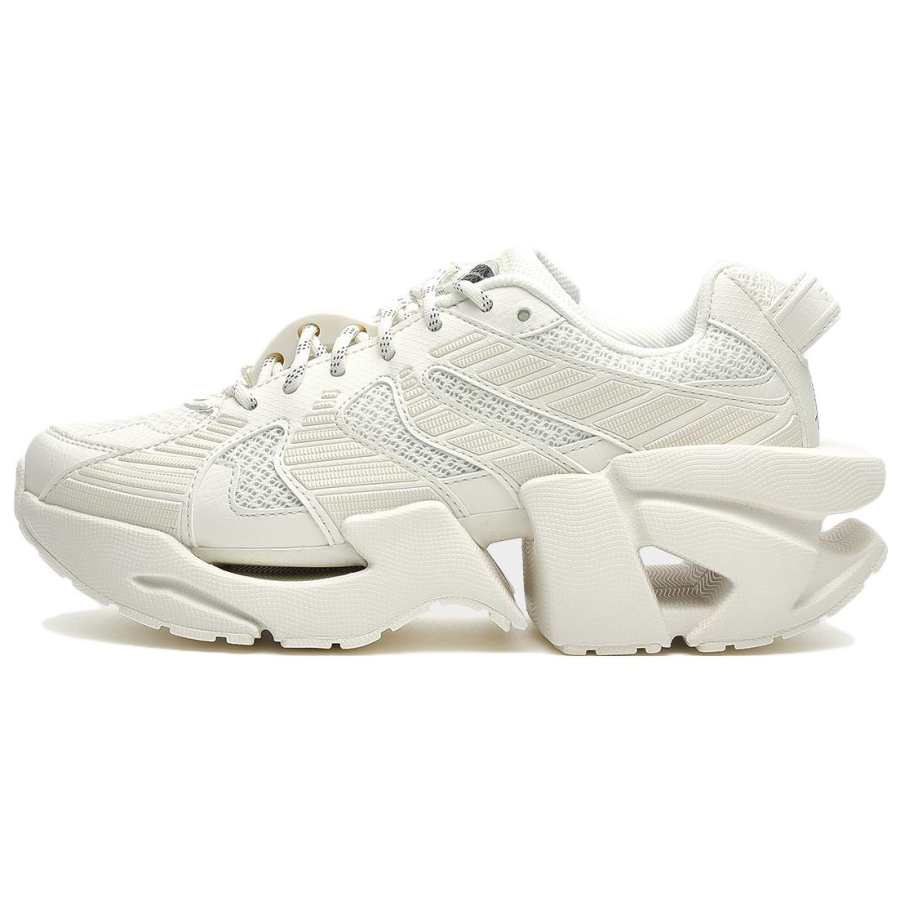 FILA Space Shoes Textile, Synthetic Leather, TPU Height Increasing Low top Chunky Sneakers Women's Snow