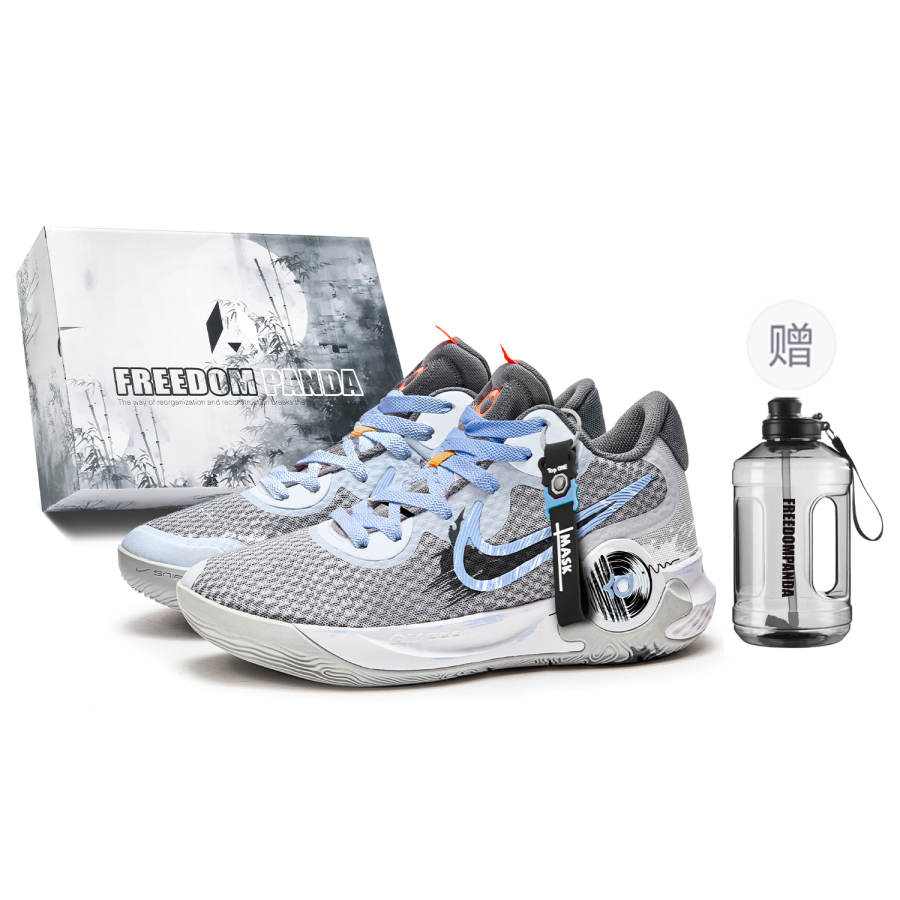Nike Nike KD Trey 5 Freedom Panda, Box, Sonic Cushioning Slip Resistant Abrasion Resistant
