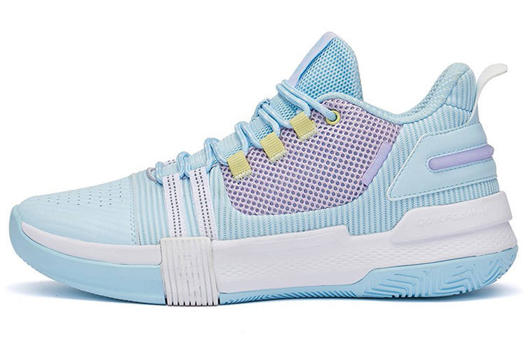 361° Burning War Fabric Cushioning Slip Resistant Abrasion Resistant Breathable Mid top Basketball Shoes Men's