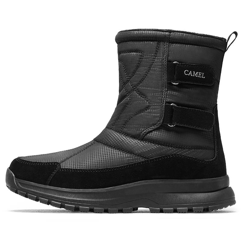 CAMEL CAMEL Fabric Thermal Knee High Snow Boots Women's