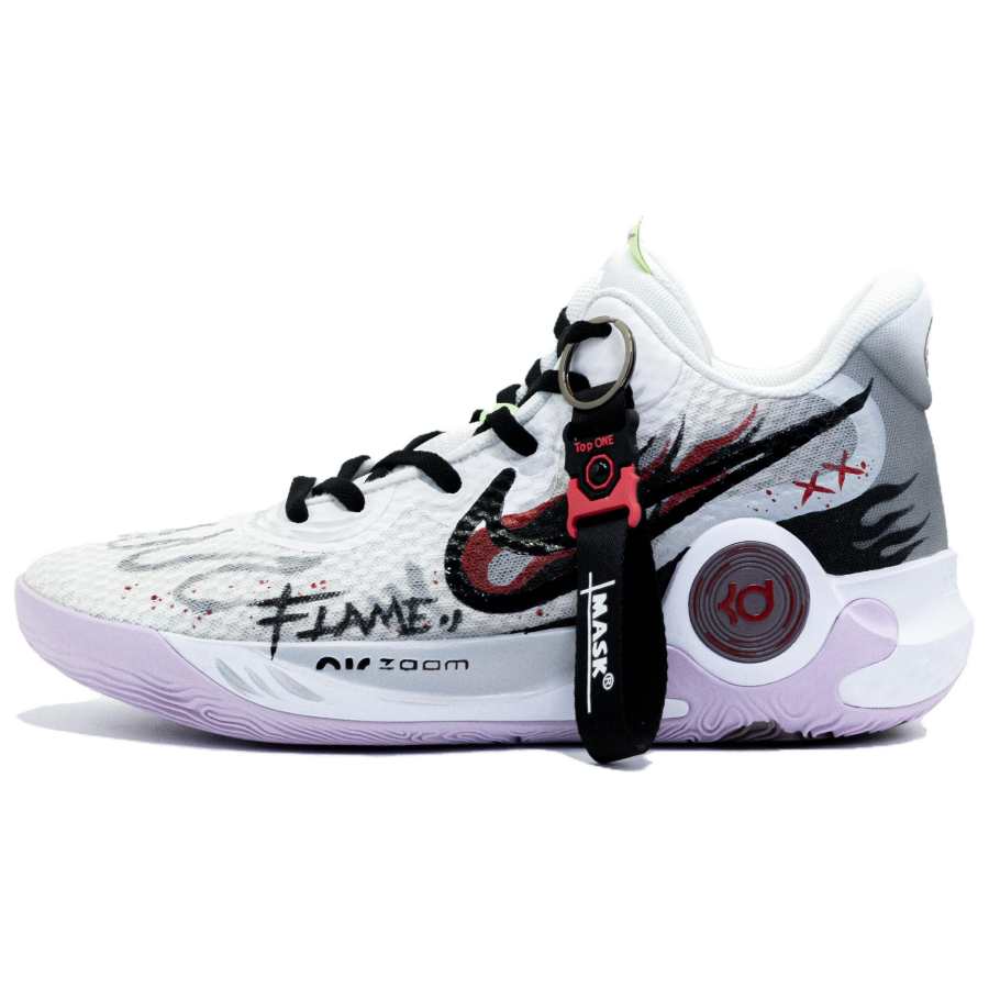 Nike Nike KD Trey 5 IX Slip Resistant Abrasion Resistant Mid top Vintage Basketball Shoes Unisex Dark Gray