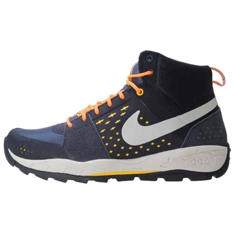 Nike Nike Alder Mid top Basketball Shoes Men's Black Blue