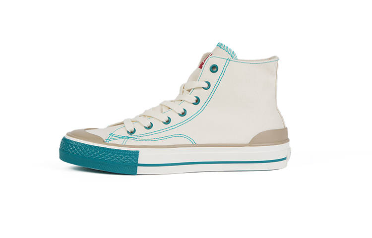 ISTEP ISTEP High top Canvas Shoes Men's White