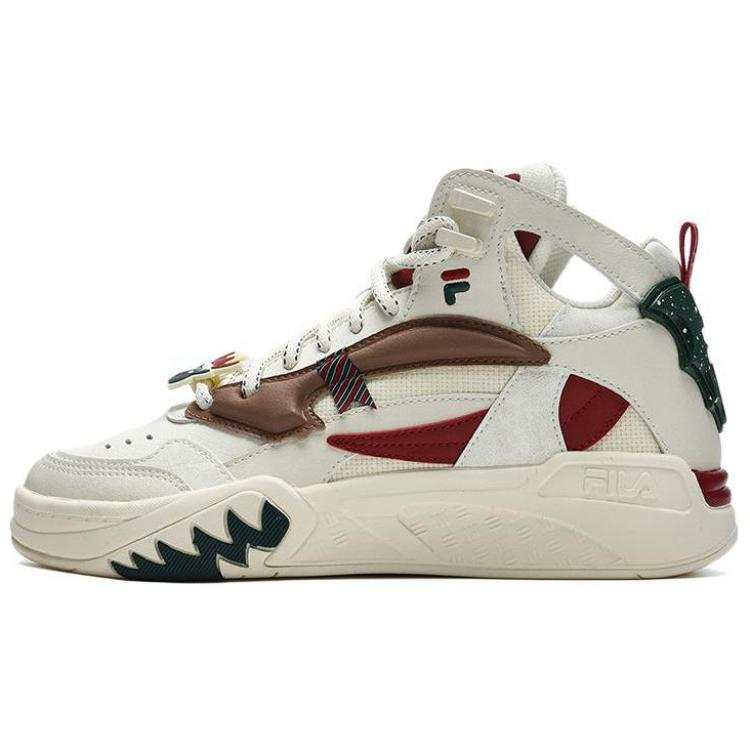 FILA FUSION DESPERADO Outlaw XMAS Mid top Basketball Shoes Women's White Red