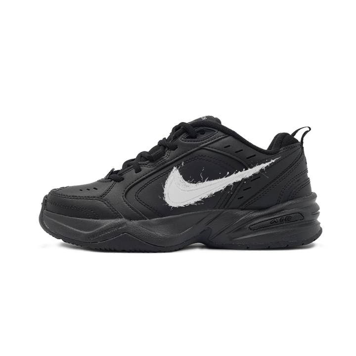 Nike Nike Air Monarch 4 Guardian Last Dance Innovative Manufacturing Slip-Resistant Chunky Sneakers Unisex Black White