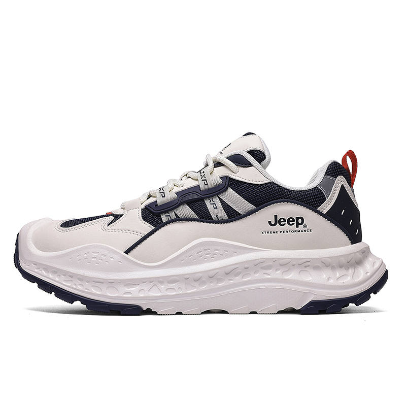 Jeep Fashion Trend Low top Hiking Shoes Men's Dark Blue