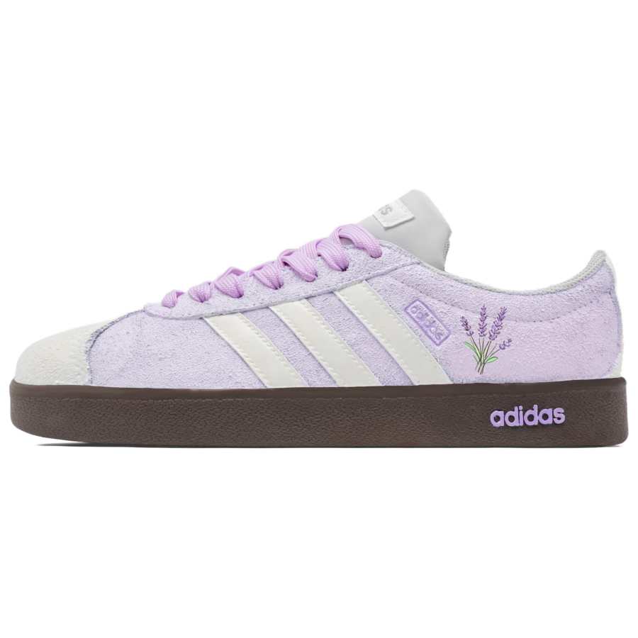 Adidas Adidas Vl Court Classic Purple Mist, Footprint Innovation German Army Trainers Unisex Purple