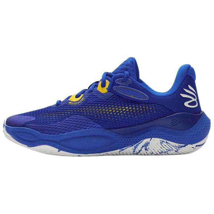 Under Armour Curry Splash 24 Cushioning Slip Resistant Abrasion Resistant Low top Basketball Shoes Men's Blue