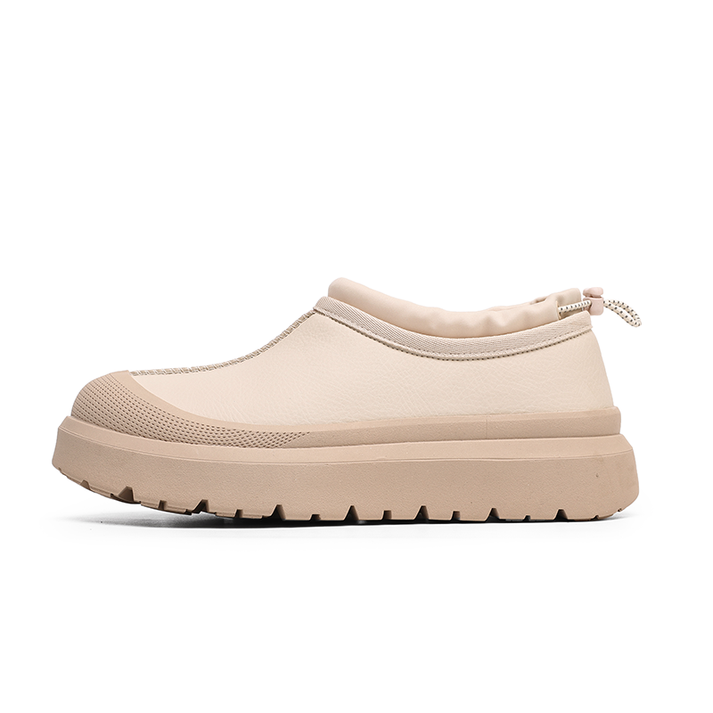 Angelmix Angelmi Fashion Trend, Versatile, Fleece Lined Snow Boots Unisex Beige
