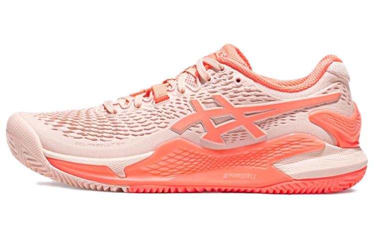 Asics Gel Resolution 9 Clay Low top Tennis Shoes Women's Pink