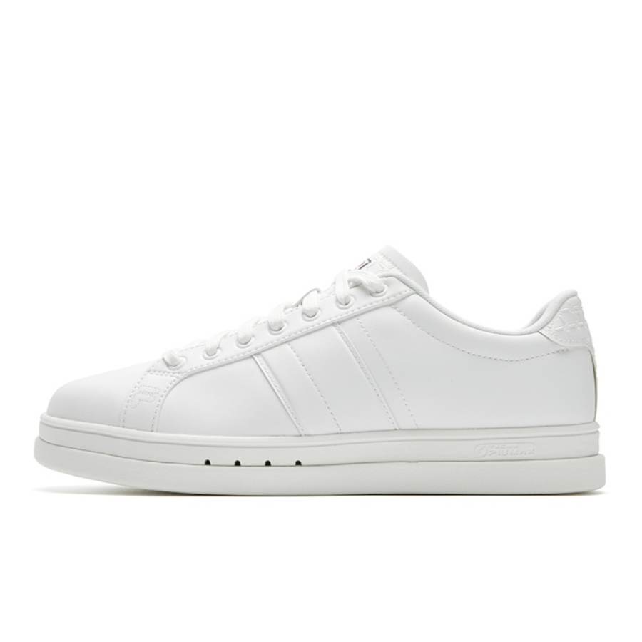 FILA Abrasion Resistant Low top Tennis Shoes Women's White Medium White