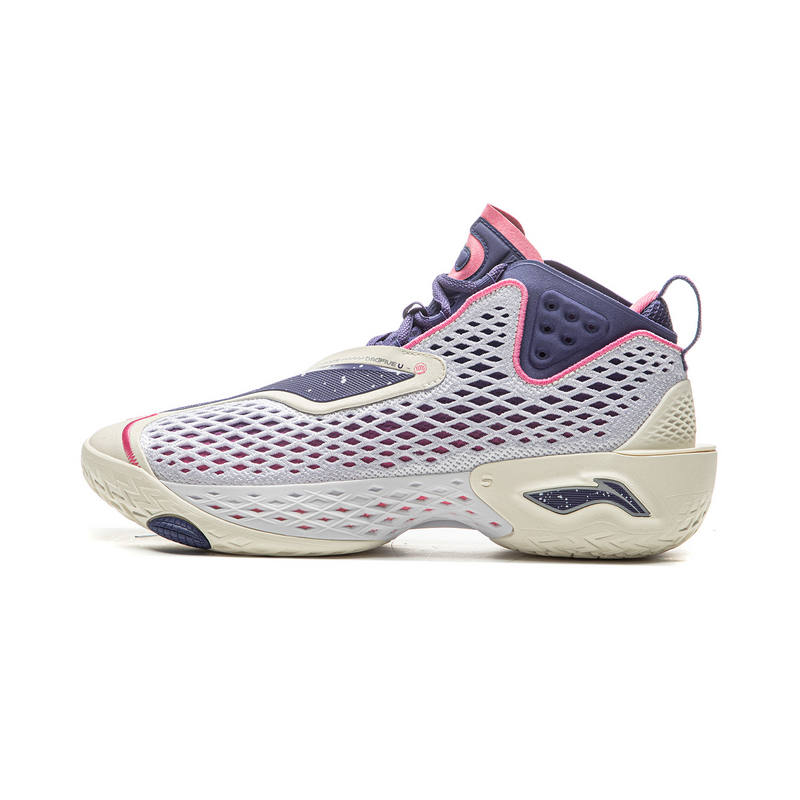 Li-Ning Li Ning BadFive 5 Slip Resistant, Abrasion Resistant, Breathable, Rebound Grip Mid top Basketball Shoes Men's White