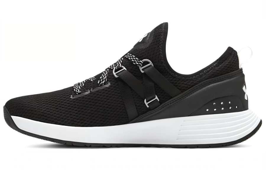 Under Armour Breathe Trainer Running Shoes Black/White Women's