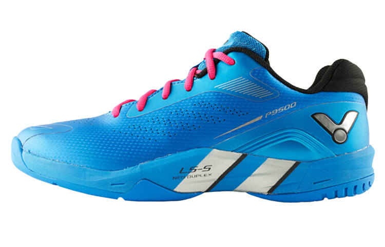 VICTOR Comfortable Slip Resistant, Abrasion Resistant, Breathable Low top Badminton Shoes Unisex Blue