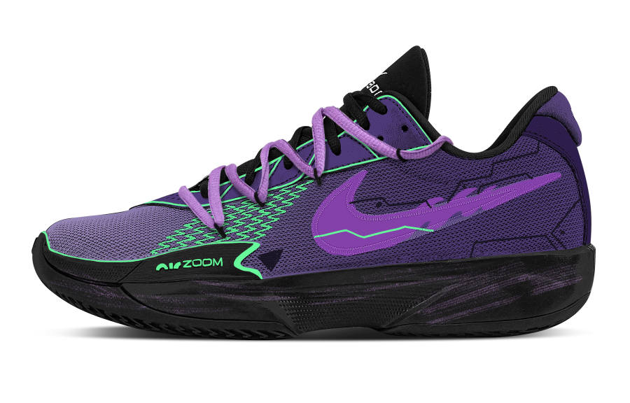 Nike Nike Air Zoom G.T. Cut Academy Lightweight Low top Basketball Shoes Men's Purple