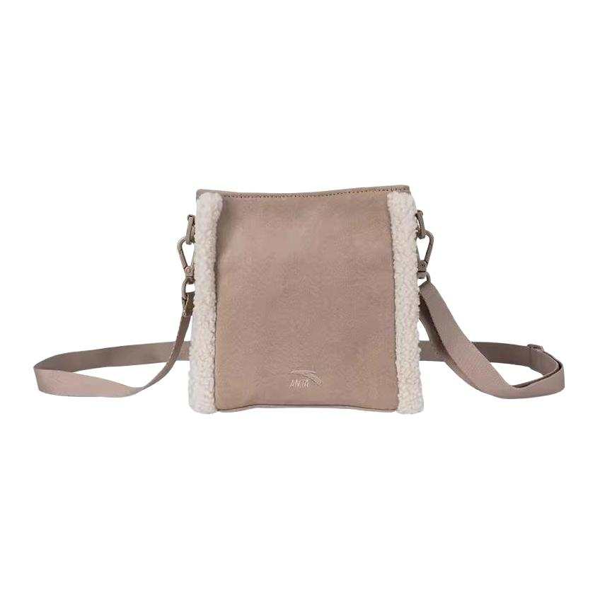 Anta Life Collection Fabric Crossbody Bags Women's Khaki