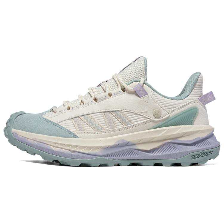 361° Abrasion Resistant Lightweight Wear resistant And Lightweight Low top Hiking Shoes Women's White Green