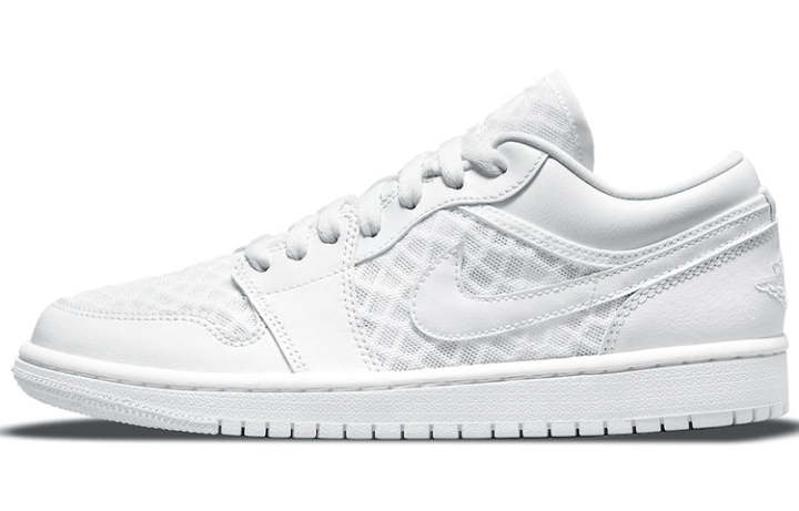 Jordan Jordan 1 Retro Low Breathe Triple White Women's