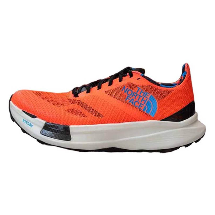 THE NORTH FACE Vertic Pro Athlete Mens Trail Running Shoes 'Solar Coral Optic Blue'