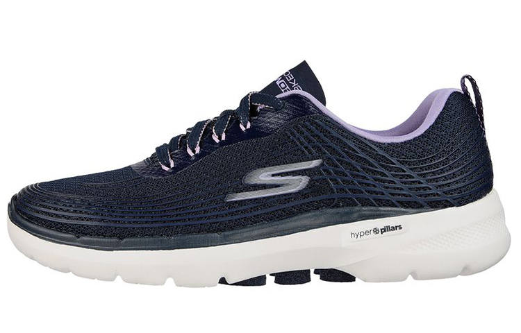 Skechers Go Walk 6 'Black Purple' Women's