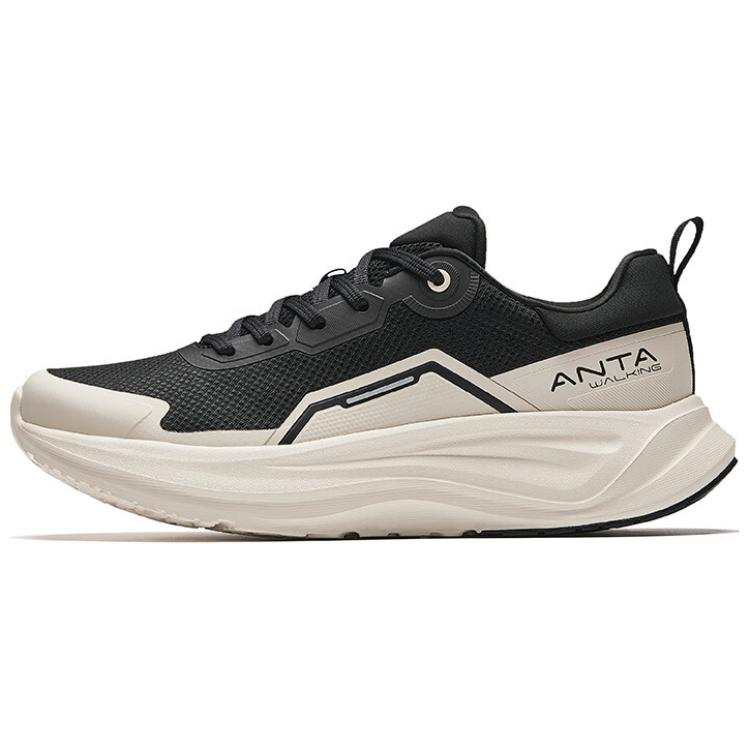 Anta Le Dao Slip Resistant And Abrasion Resistant Coverage Low top Training Shoes Men's Black Beige