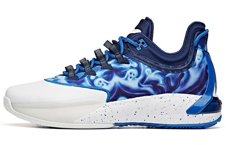 ANTA GH1 Basketball Shoes Men's Low Top Blue/White