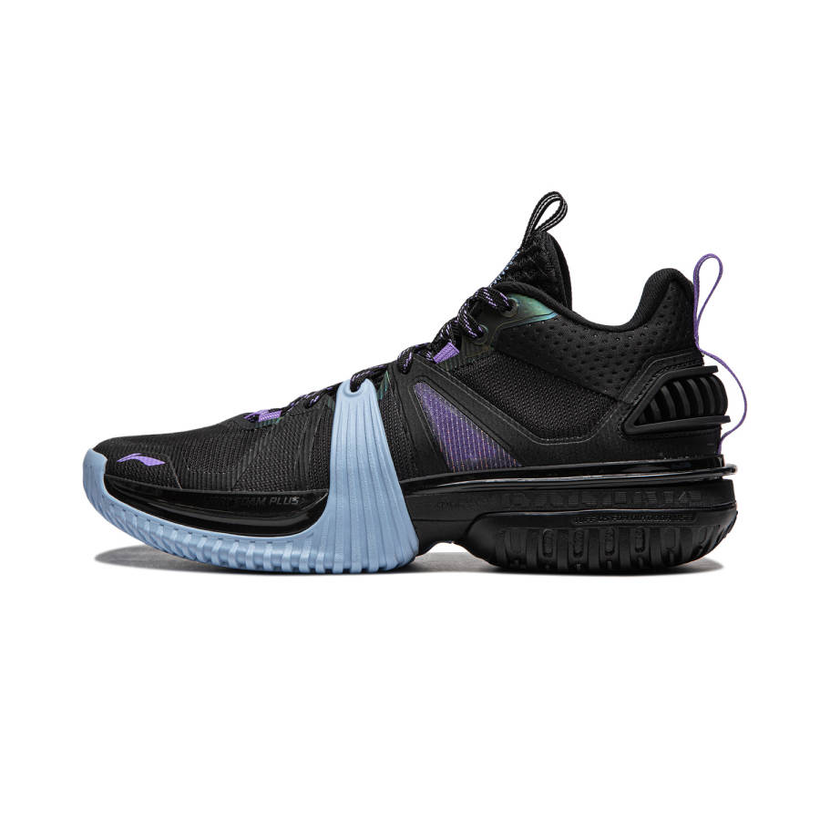 Li-Ning Li Ning Storm 2024 Cushioning Breathable Lightweight Rebound Low top Basketball Shoes Men's Black