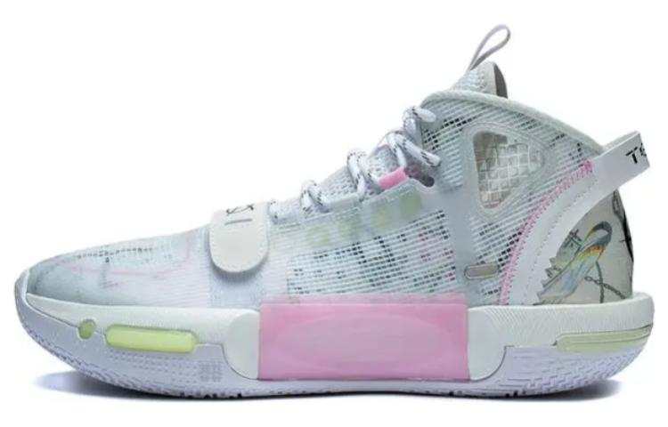 Li-Ning Li Ning Shadow 4 V2 Textile, Synthetic Leather Cushioning Slip Resistant Abrasion Resistant Mid top Basketball Shoes