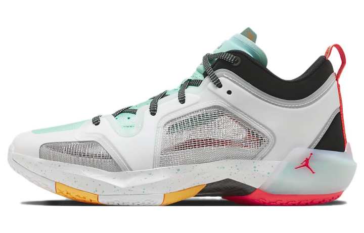 Jordan Jordan Air Jordan 37 Basketball Shoes Unisex Low Top White/Green