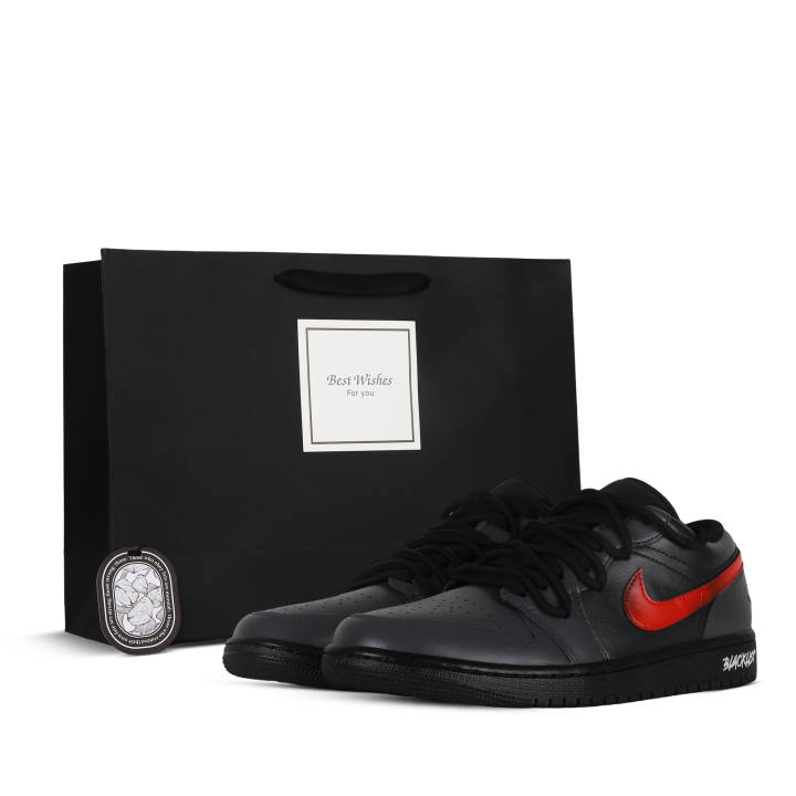 Jordan Jordan Air Jordan 1 Low Blacklist Slip Resistant Abrasion Resistant Slip Resistant Abrasion Resistant Low top