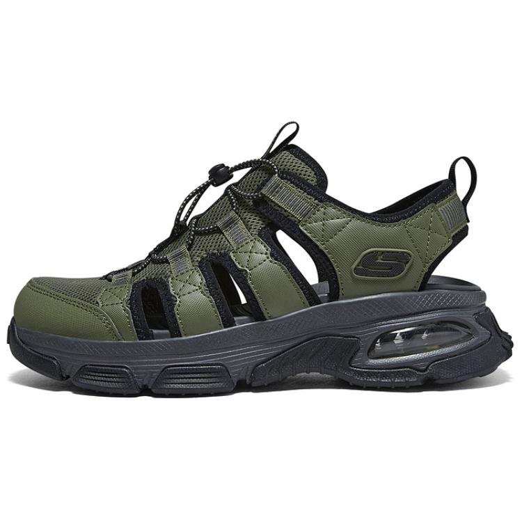 Skechers OUTDOOR Comfortable Lightweight Abrasion Resistant Anti Collision River Trekking Shoes Men's Olive Green
