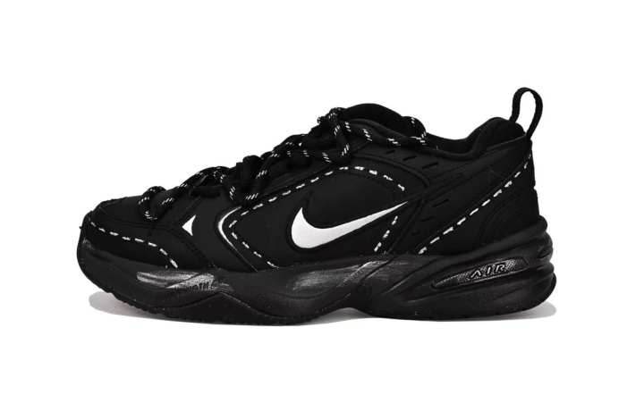 Nike Nike Air Monarch 4 Black Knight SAML Low top Chunky Sneakers Unisex Black