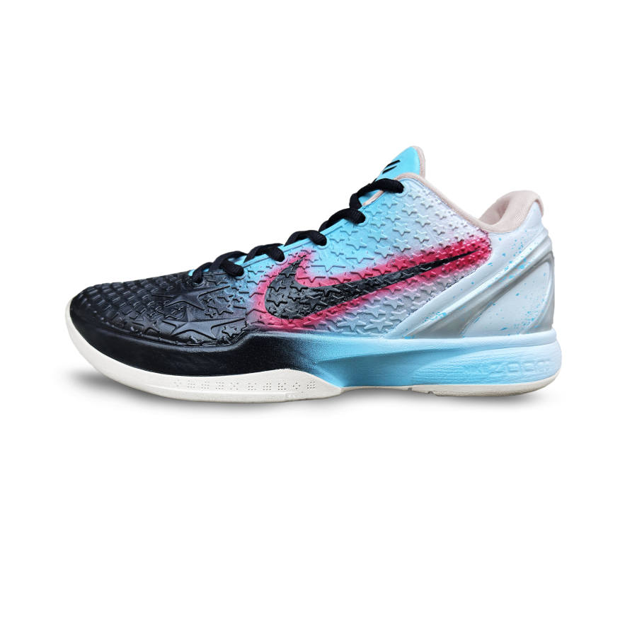 Nike Nike Zoom Kobe 6 'All Star 2.0' Cushioning, Wear Resistant Low top Basketball Shoes Men's Blue Black