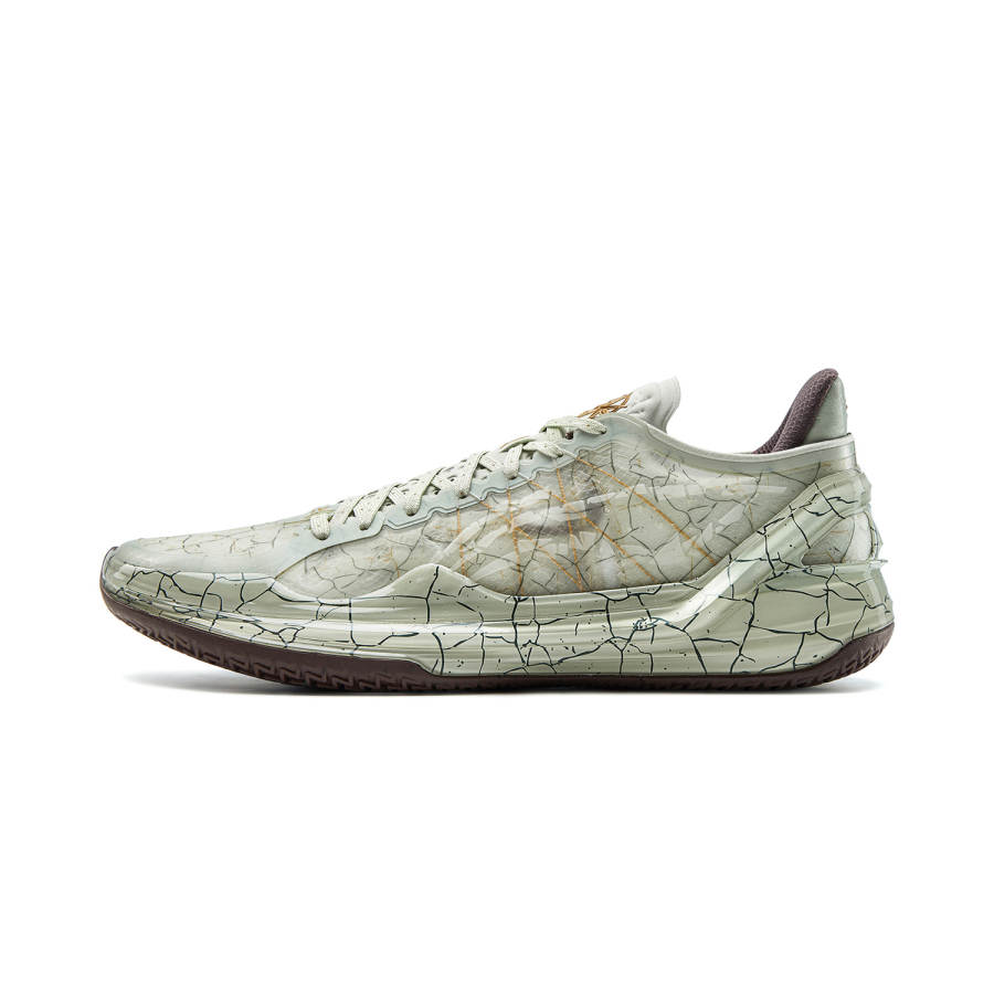 Li-Ning Li Ning Liren 4 V2 Basketball Shoes Men's Low Top Jade Cream Green