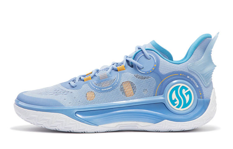 361° AG 4 SE Denver Cushioning Slip Resistant Abrasion Resistant Breathable Low top Basketball Shoes Men's Sky Blue