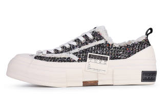 XVESSEL VESSEL Low top Canvas Shoes Unisex White Black