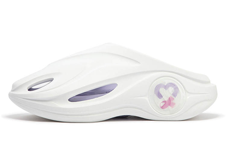 361° 361° Whale 2 Care Is Priceless Clogs Unisex White Purple