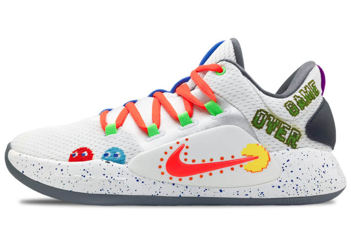 Nike Nike Hyperdunk X Cushioning Slip Resistant Abrasion Resistant Low top Basketball Shoes Men's White
