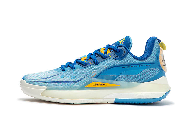 361° DVD2 Cushioning Slip Resistant Abrasion Resistant Breathable Low top Basketball Shoes Men's Blue