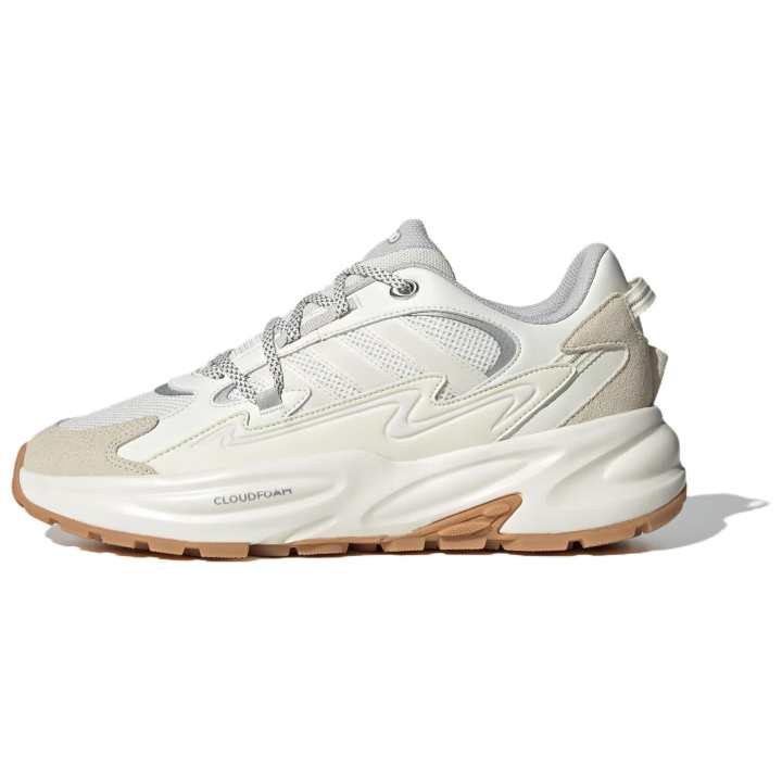 Adidas Adidas OZWAVE SURGE Slip Resistant Abrasion Resistant Low top Chunky Sneakers Unisex White