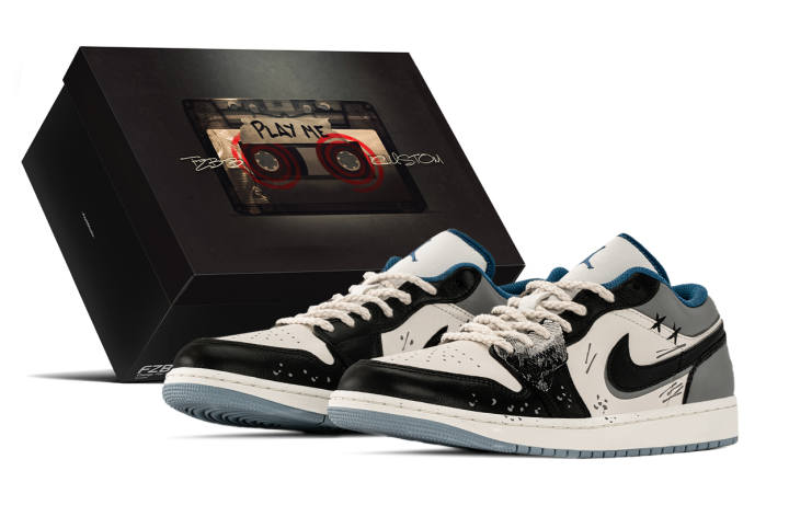 Jordan Jordan Air Jordan 1 Slip Resistant, Abrasion Resistant, Breathable, Lightweight, Height Increasing