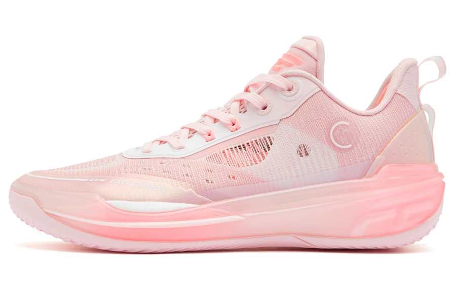 QIAODAN FE2.0 Fresh Look Low top Q KUNGFU TURBO Basketball Shoes Men's Pink