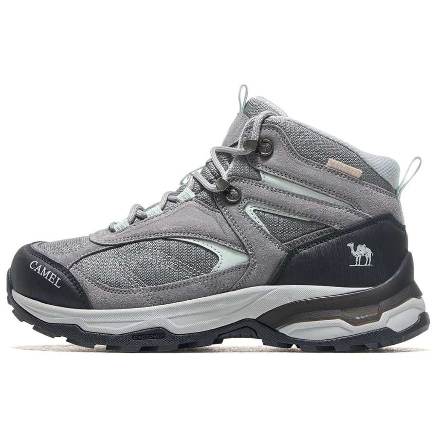 CAMEL Outdoor Sports Waterproof And Wear resistant Mid top Mountaineering Shoes Women's