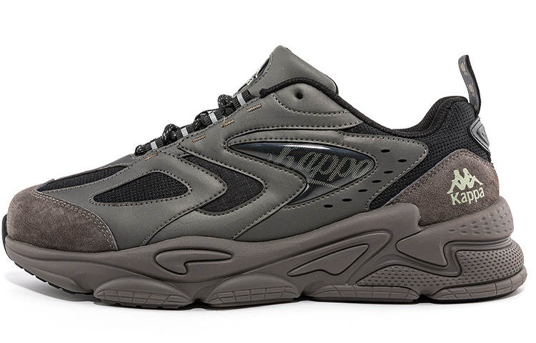 Kappa Back to Back Low top Chunky Sneakers Unisex Gray Black