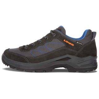 Lowa Slip Resistant Abrasion Resistant Slip Resistant Abrasion Resistant Low top Hiking Shoes Men's Blue