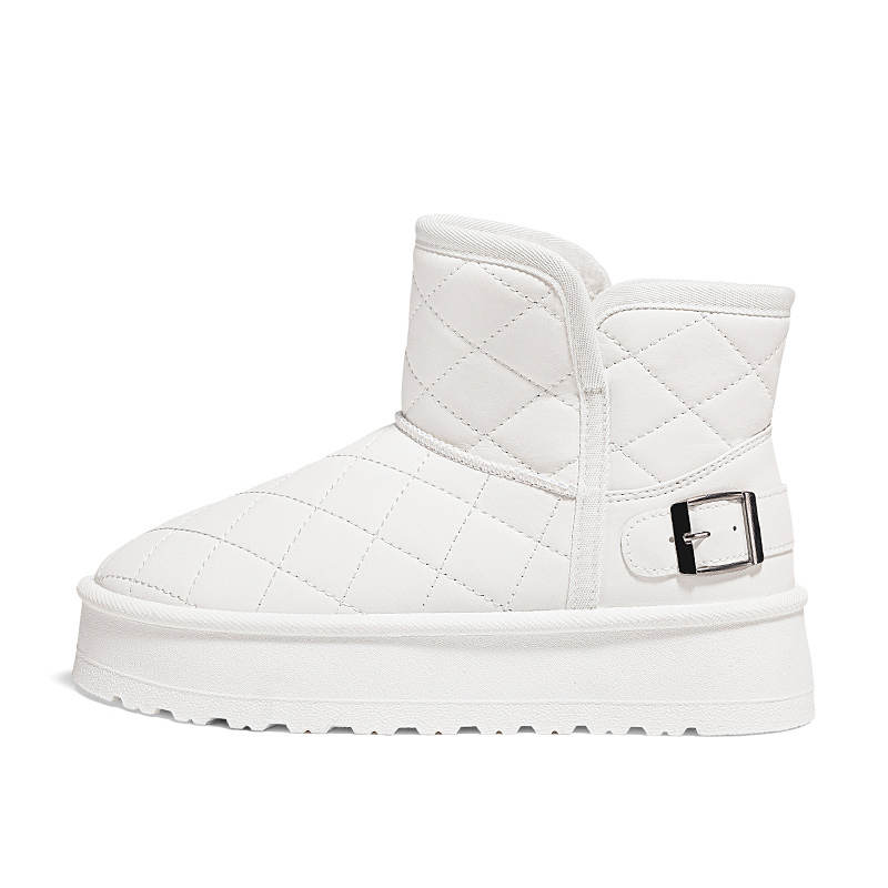 WARRIOR Warrior Thermal Height Increasing Coverage Fleece Lined, Versatile, Minimalist Style, Fashion Short Snow Boots Women's